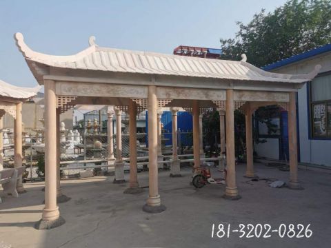 建筑仿古凉亭雕塑