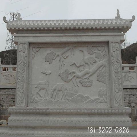 仿古影壁景观雕塑