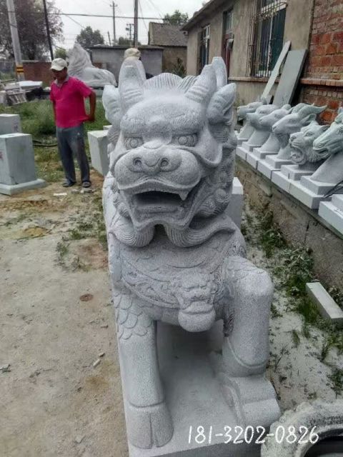 故宫动物狮子石雕