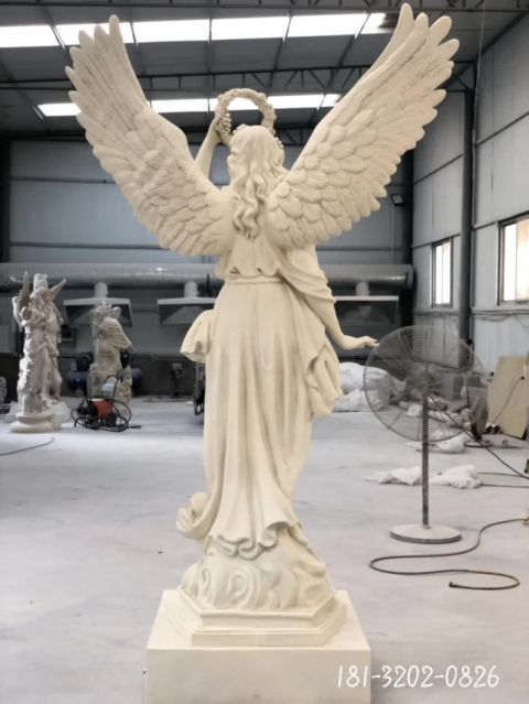 石雕天使人物雕塑