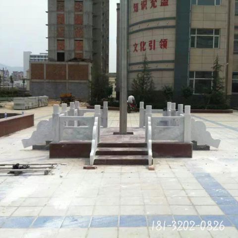 校园升旗台建筑石雕
