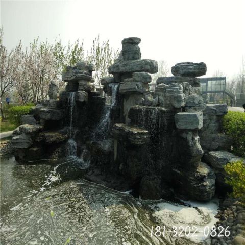 青石园林假山石雕