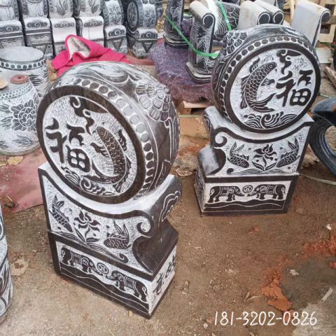 公园景观抱鼓石雕塑