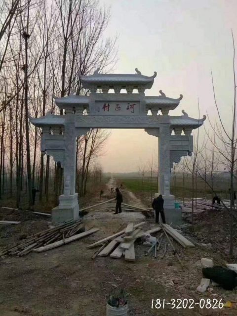 庭院建筑牌坊雕塑