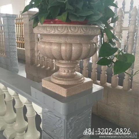 大型别墅花盆雕塑