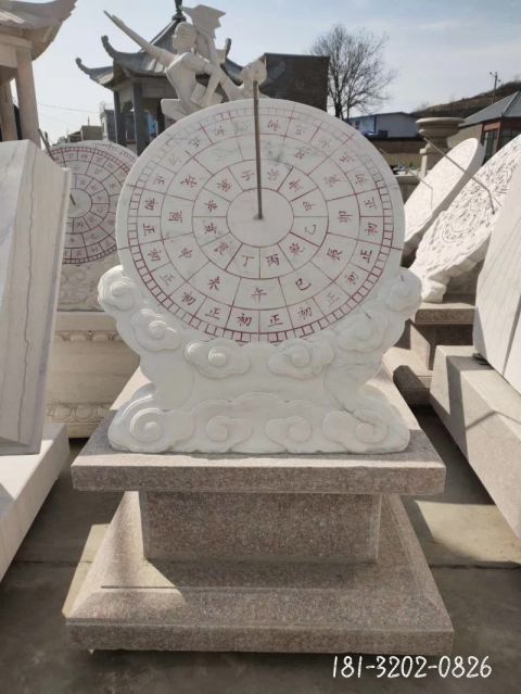 石雕日晷仿古雕塑