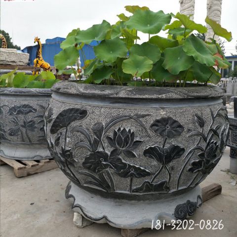 仿古景观仿古花盆雕塑