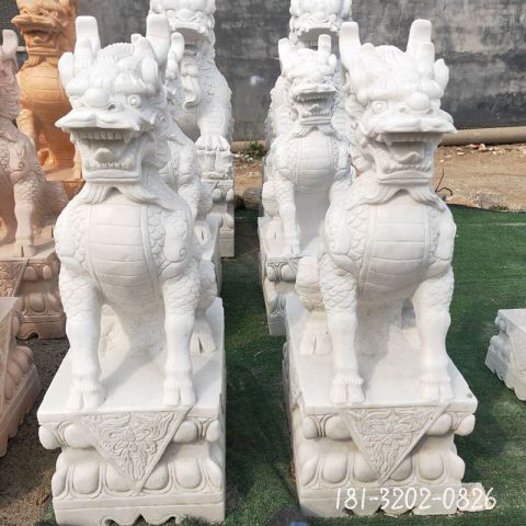 麒麟门墩石雕雕塑