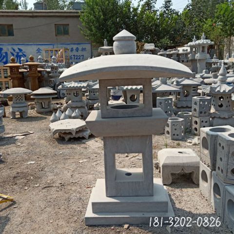 仿古公园石灯石雕