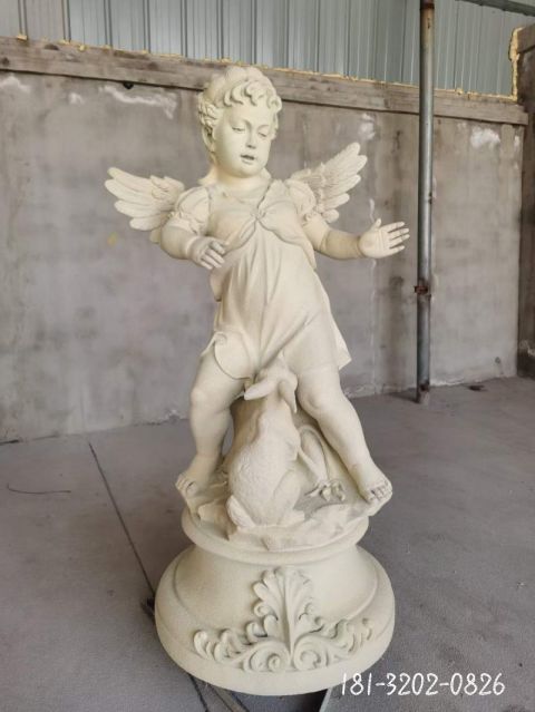 公园小天使人物雕塑
