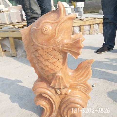 大型鲤鱼喷泉雕塑