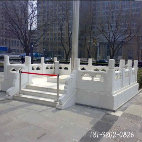 广场景观升旗台石雕