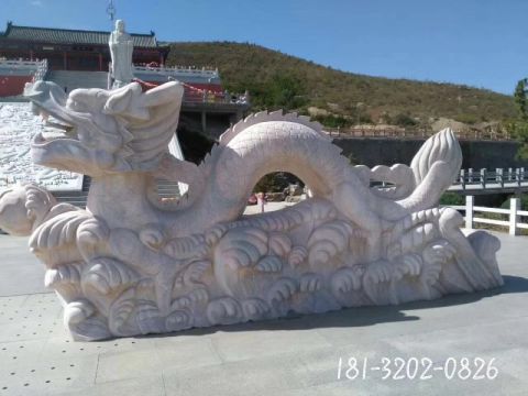 大理石动物龙雕塑