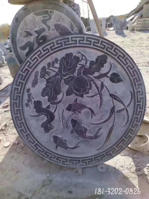 仿古门墩壁画雕塑