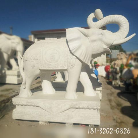 户外大象动物雕塑