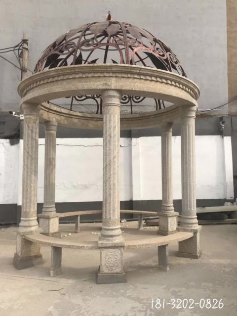 镂空建筑欧式凉亭雕塑