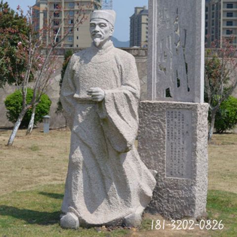 广场大型古代人物雕塑
