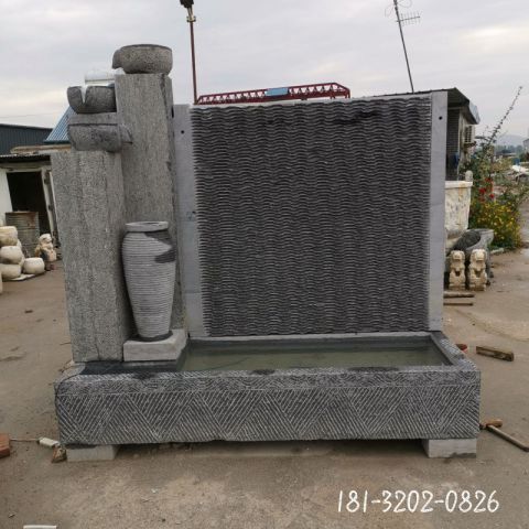 石雕仿古流水池雕塑