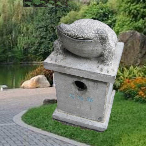 公园动物垃圾桶雕塑