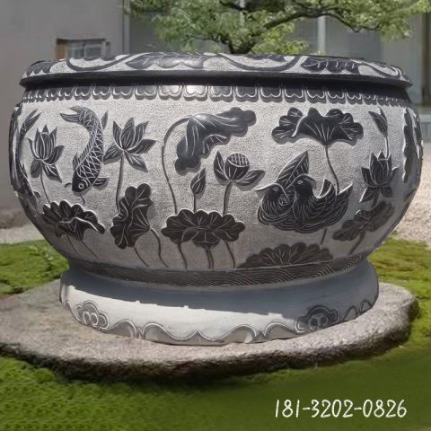 别墅圆形水缸雕塑