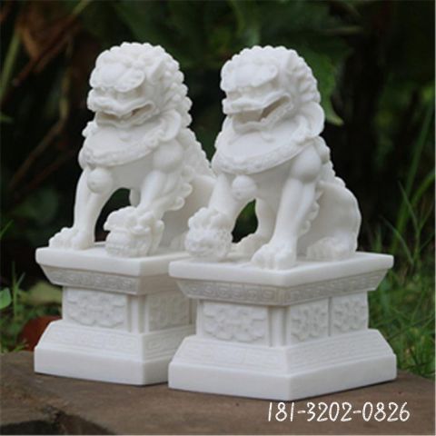 汉白玉仿古动物狮子雕塑