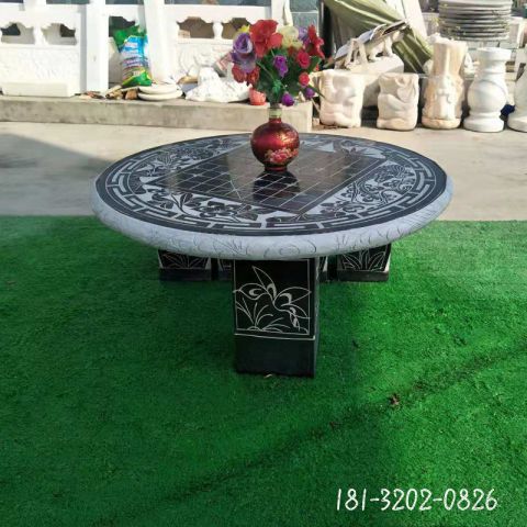 小区围棋石桌雕塑