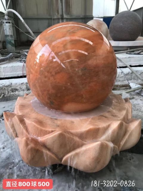 小型风水球雕塑