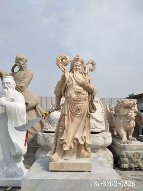 大型关公神像雕塑