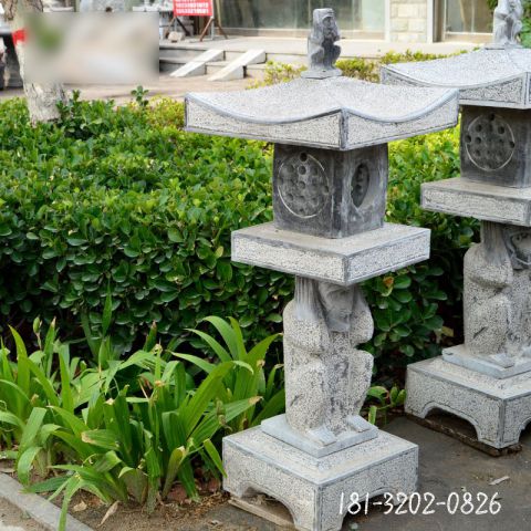 仿古大理石景观石灯