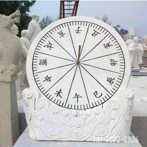 仿古日晷景观石雕雕塑