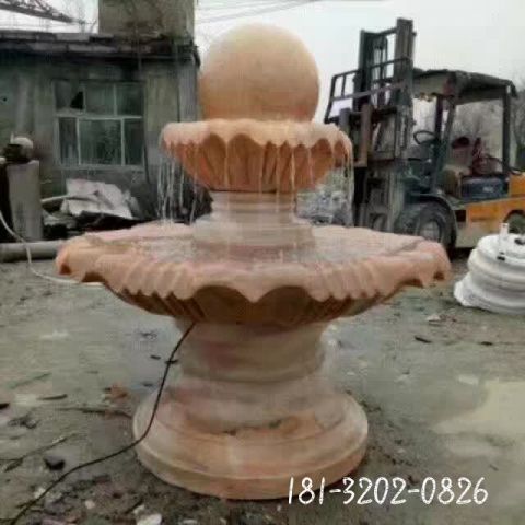 小型中式风水球雕塑