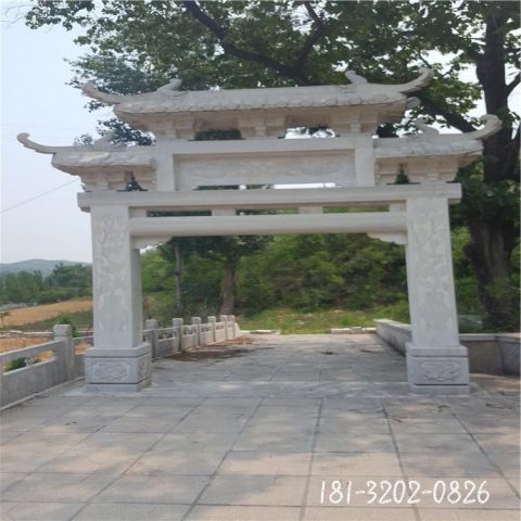 牌坊建筑景观雕塑