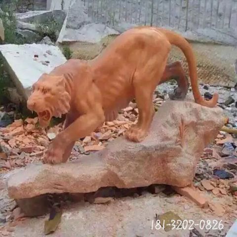 生肖动物石雕虎雕塑