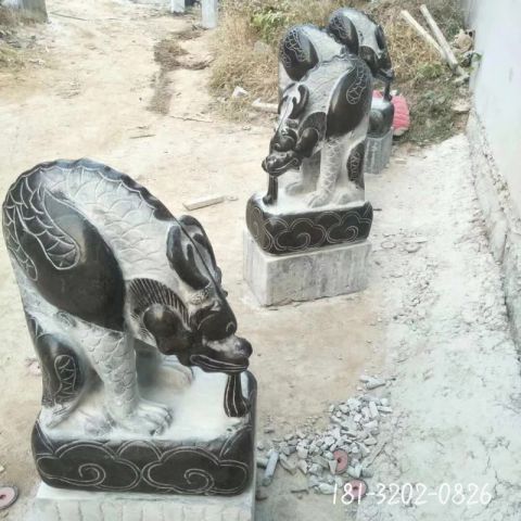 动物仿古吸水兽雕塑