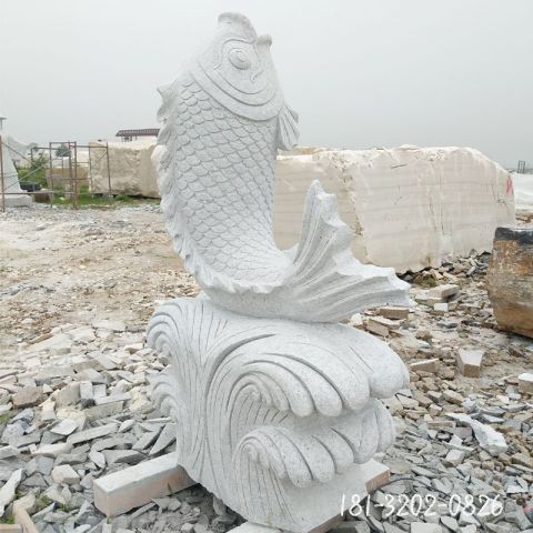 大型鲤鱼喷泉雕塑