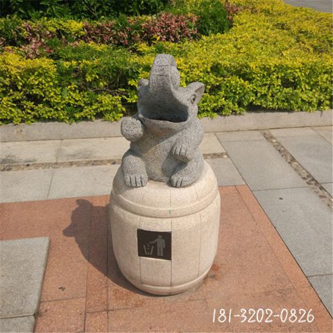 公园垃圾桶雕塑