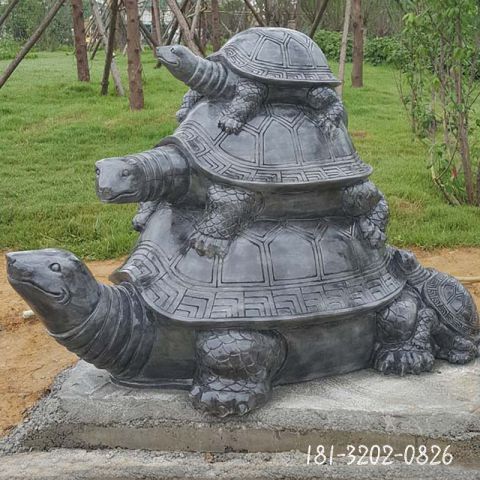 公园海龟动物雕塑