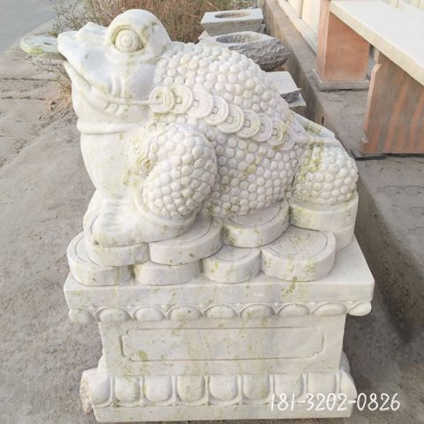 大理石金蝉动物雕塑