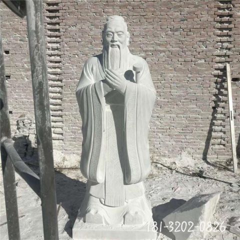 仿古学校孔子雕塑