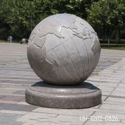 园林广场地球仪雕塑