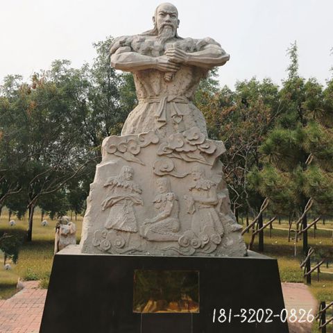 伏羲古代雕塑