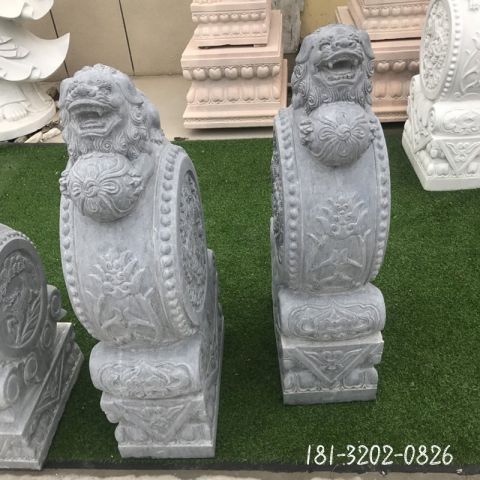 大理石抱鼓石雕塑