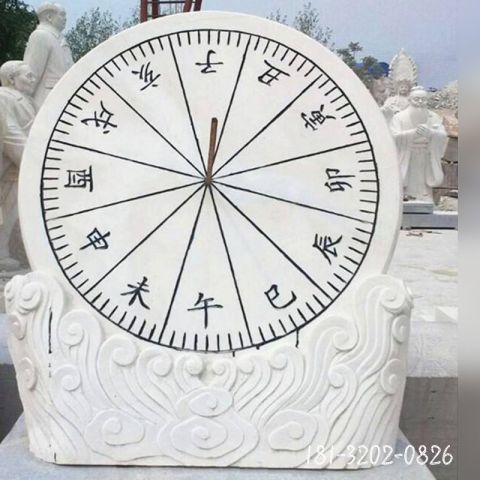 甲乙丙丁日晷雕塑
