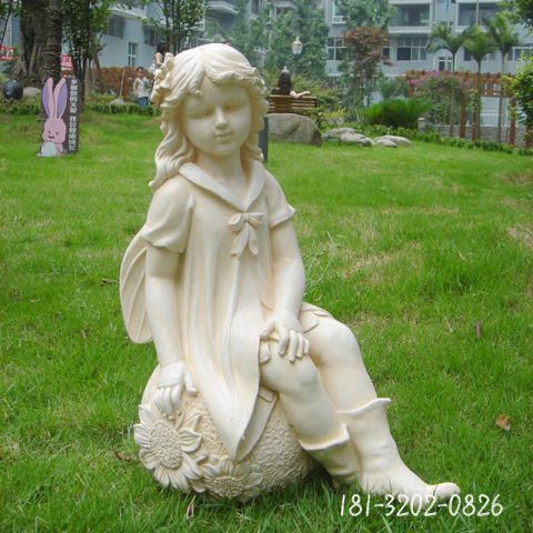 园林西方小天使雕塑