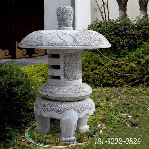 小型仿古石灯