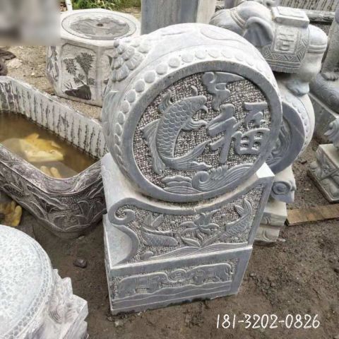 大理石景观抱鼓石雕塑