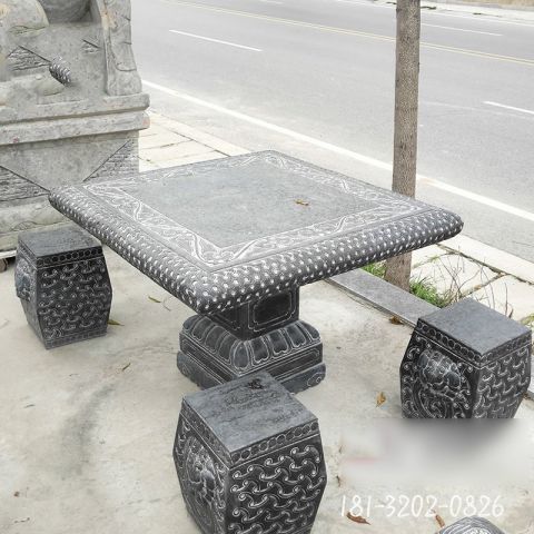 庭院户外石桌凳