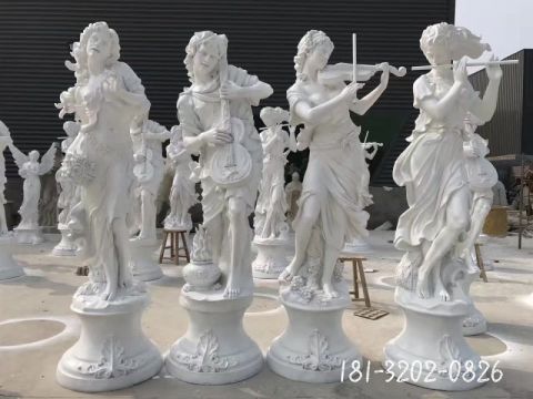 户外音乐人物石雕