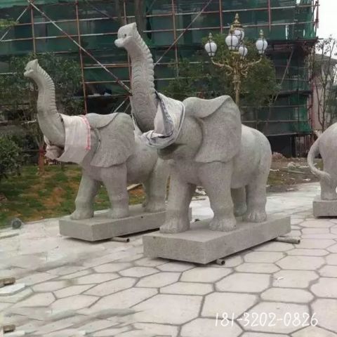 园林大象动物雕塑