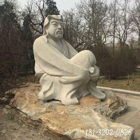 园林古代陶渊明雕塑